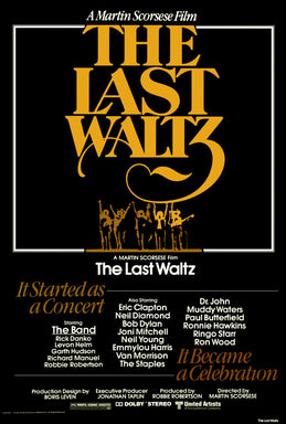 New Amerian Cinema: "the Last Waltz,"  Martin Scorcese